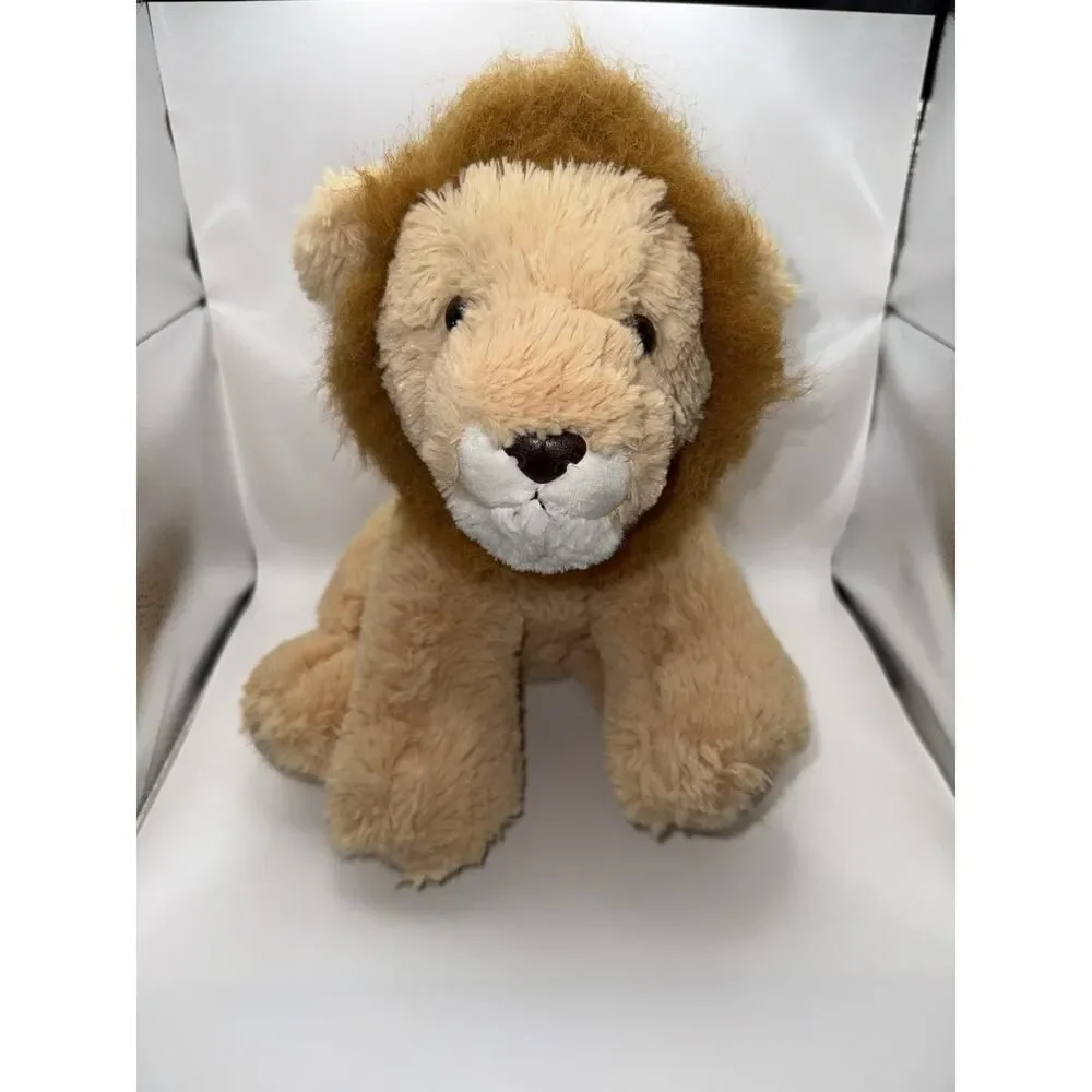 Aurora 12in Lion Plush Toy Kids Tan Excellent Shaggy Mane Stuffed Animal 2021